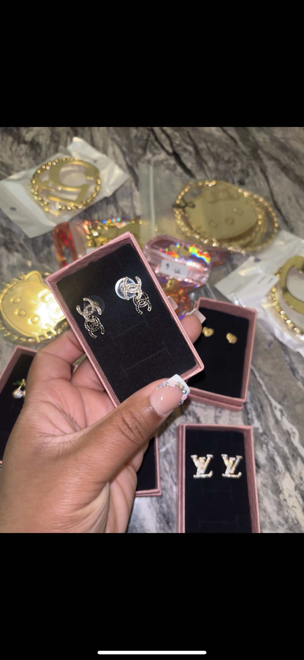 Double C’s Earrings